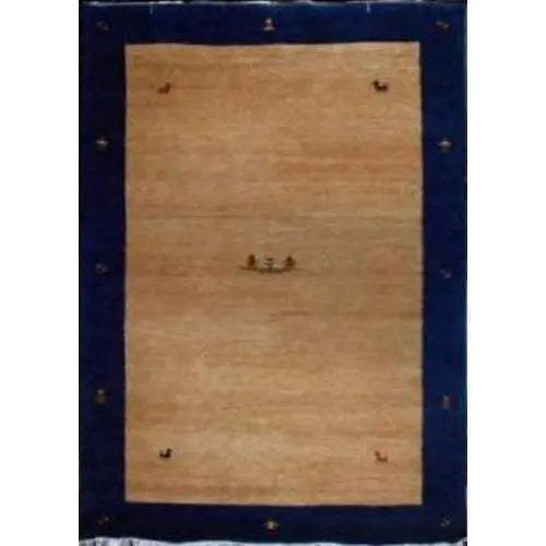 One Of The Kind Indian Hand-Knotted Gabbeh Rug 5' X 7'